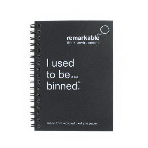 Image of Remarkable A5 Card Cover Notebook Black
