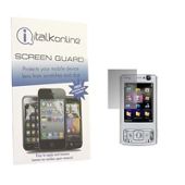 iTALKOnline SCPN95 S-Protect LCD Screen Protector and Micro Fibre Cleaning Cloth for Nokia N95