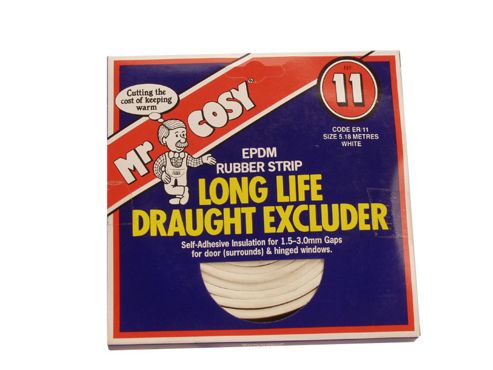 Image of Mr Cosy Er/11 Epdm Rubber Tape White 6m