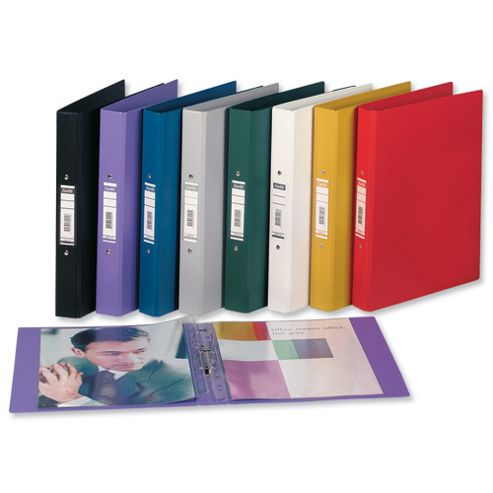 Image of Elba Ring Binder Heavyweight Pvc 2 O-ring Size 25mm A4 Red Ref 400001511 [pack 10]