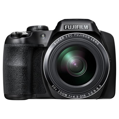 Image of Fuji S9200 Digital Bridge Camera, 16.2mp, 50x Optical Zoom, Black