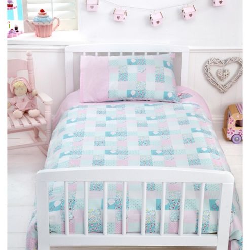 Image of Baroo Cot Bed Duvet Cover & Pillowcase Set (tweet Dreams)