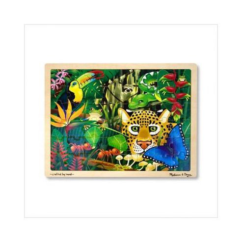 Image of Rain Forest Wooden Jigsaw - 48 Pieces - Melissa & Doug
