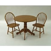 Origin Red Lingfield Rubberwood 3 Piece Dining Set - Maple