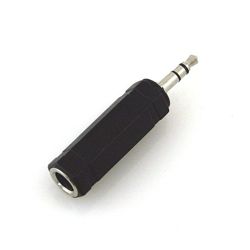 Mono Jack Socket to Mono Mini Jack Adaptor