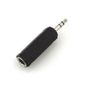 Mono Jack Socket to Mono Mini Jack Adaptor