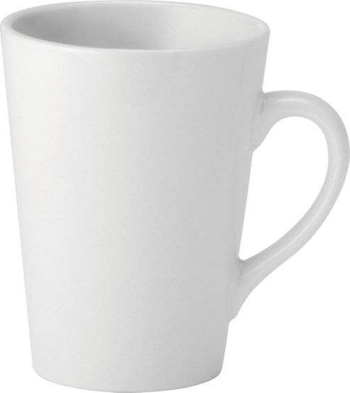 Image of White Latte / Cappucino Mugs - 11oz / 310ml - Box Of 6 - For Tea Or Coffee