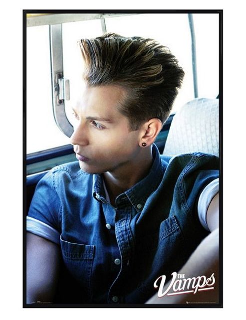 Image of Gloss Black Framed The Vamps James Daniel Mcvey Poster