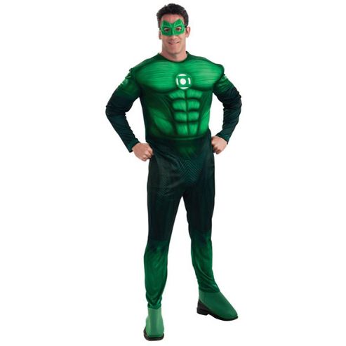 Image of Green Lantern Hal Jordon Deluxe - Adult Costume Size: 40-42