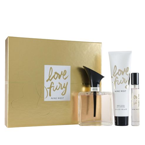 Image of Nine West Love Fury Edp 100ml & Bl 100ml & Edp 15ml Purse Spray