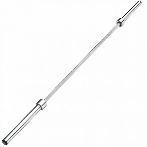 Image of Marcy Power 7ft Olympic Barbell Bar 650kg Rated With Spring Collars