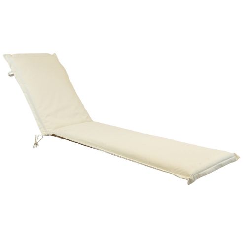 Image of Bentley Garden Sun Lounger Cushions - Cream