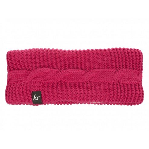 Image of Cable Knit Audio Headband With In Line Mic