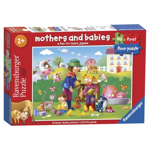 Image of Ravensburger My First Floor Puzzle, Baby Animals, 16 Piece Puzzle