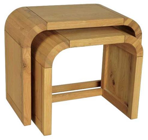 Image of Ultimum Durham Oak Ud54 Resized Nest Of Tables