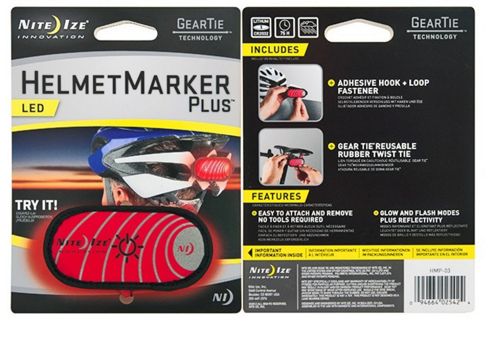 Image of Nite-ize Helmet Marker Plus Helmet Light