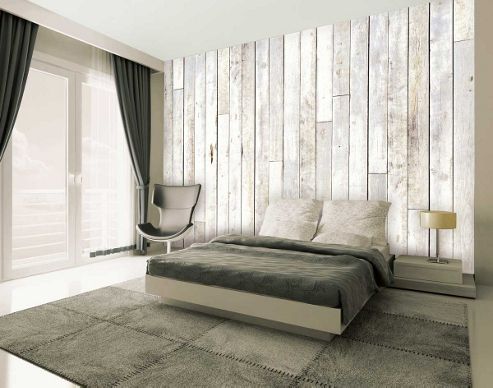 Image of 1wall Giant Vintage Boat House Wood Effect Wall Mural
