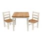 First Baby Safety Niels Table and Chair Set in White Wood