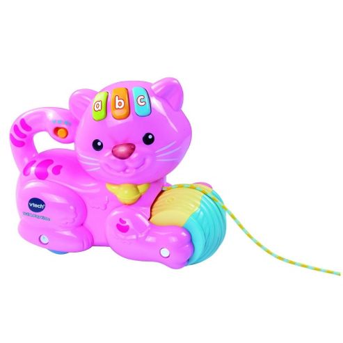 Image of Vtech Pull And Play Kitten Pink