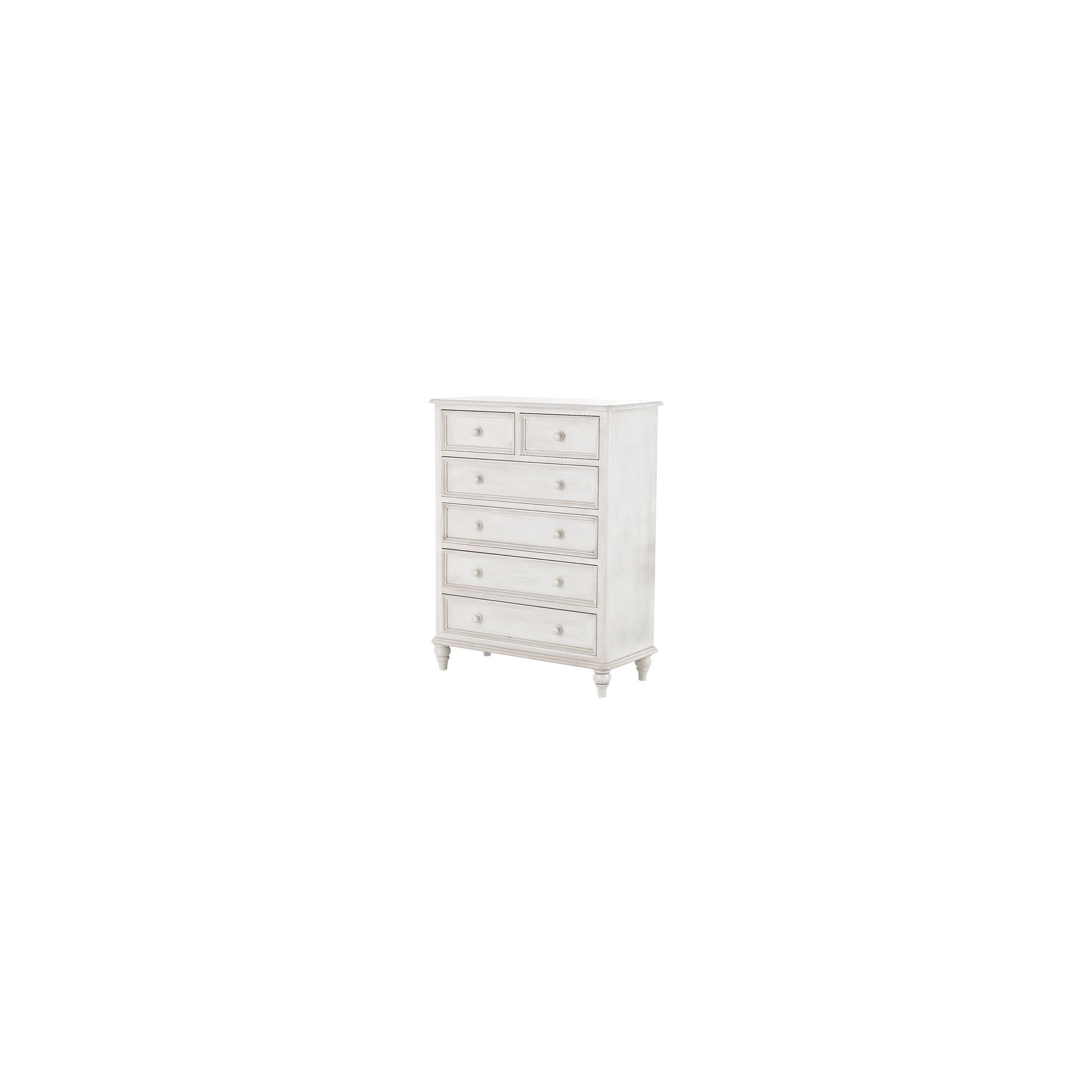 Thorndon Brittany 2 Over 4 Jumbo Drawer Chest in Antique White at Tesco Direct