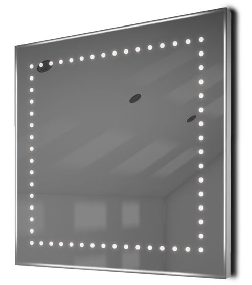 Image of Auto Colour Change Rgb Ultra-slim Bathroom Mirror With Demister & Sensor K9rgb