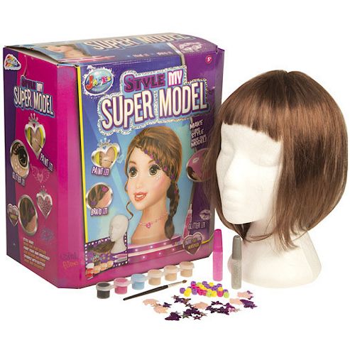 Image of Style My Supermodel - Brown Hair Styling Head