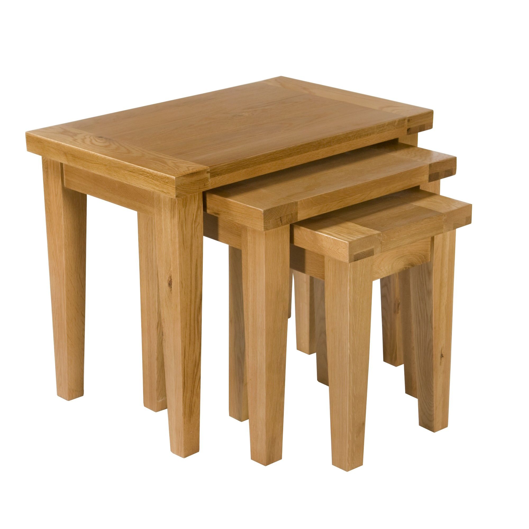 Elements Ludmilla Dining Nest of Tables in Warm Lacquer at Tesco Direct