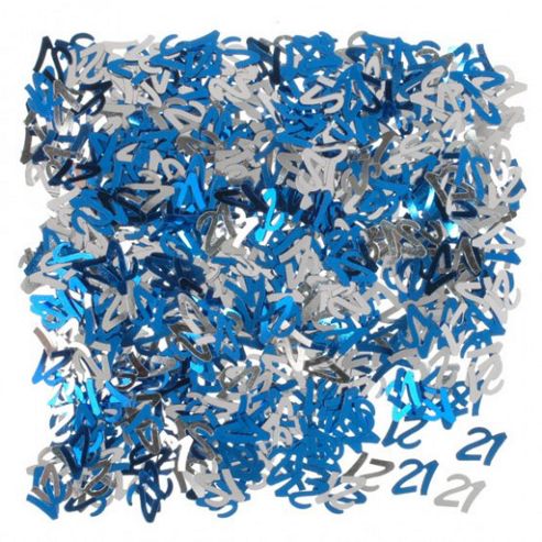 Image of Sprinkles - 21 Blue And Silver