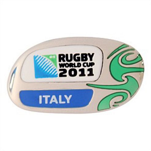 Image of Official Italy Rugby World Cup 2011 Pin Badge