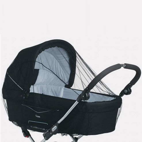 Image of Babydan Twin Pram Mosquito Net Black