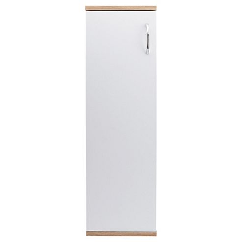 Image of Two Tone Wood Freestanding Cabinet With Single Door