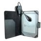 U-bop Vertical Neo-ORBIT Leather Case With LED Light Amazon Kindle 4, Black