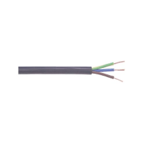 Image of Bs6500 3-core Mains Power 6a Cable Lead Black 1m