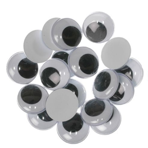 Image of Joggle Eyes 18mm Glue On 25 Pairs