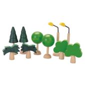 Plan Toys Set of Trees & Lights Wooden Toy