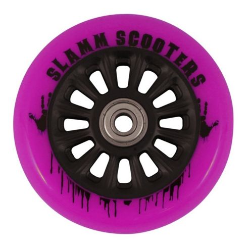 Image of Slamm Nylon Core Wheel + Bearings Black / Pink