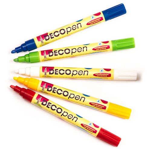 Image of Acrylic Deco Pens - Pack A (pack Of 5)