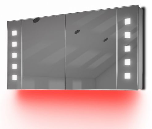 Image of Ambient Audio Demist Bathroom Cabinet With Bluetooth, Shaver & Sensor K124raud