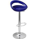 Crescent Blue Breakfast Bar Stool