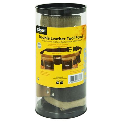 Image of Rolson Double Leather Tool Pouch