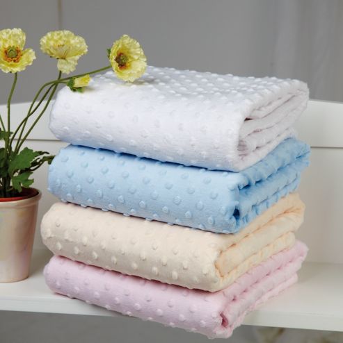 Image of Clair De Lune Dimple Pram Blanket - Cream