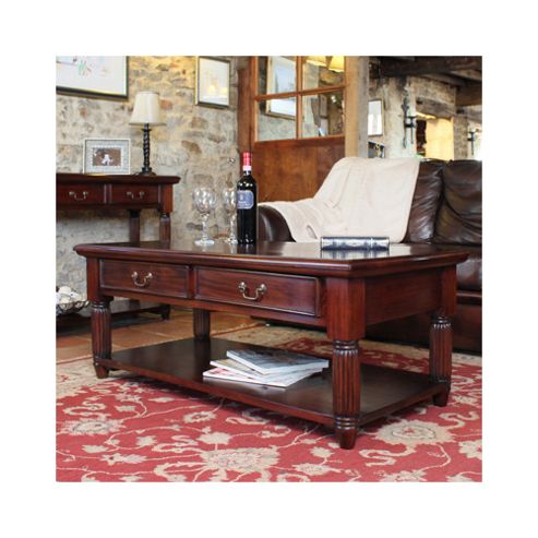 Image of Baumhaus La Roque Coffee Table With Drawers