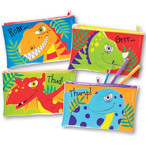 Image of Dinosaurs Pencil Cases - Pack Of 4