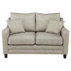 Buckingham Fabric Small Sofa in Biscuit