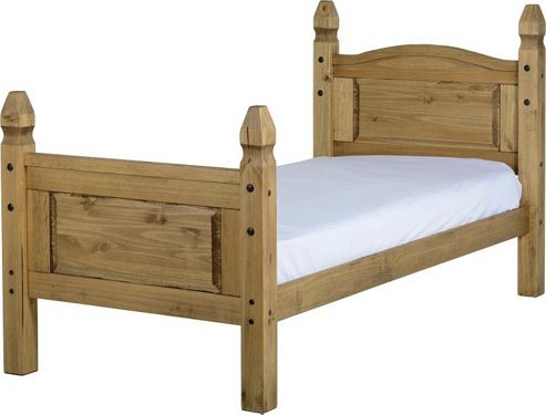 Image of Seconique Corona High Foot End Bed Frame - Single (3')