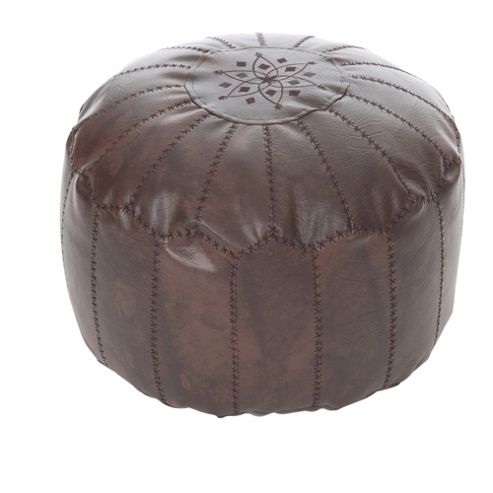 Image of Kaikoo Emb Moroccan Chair - Brown