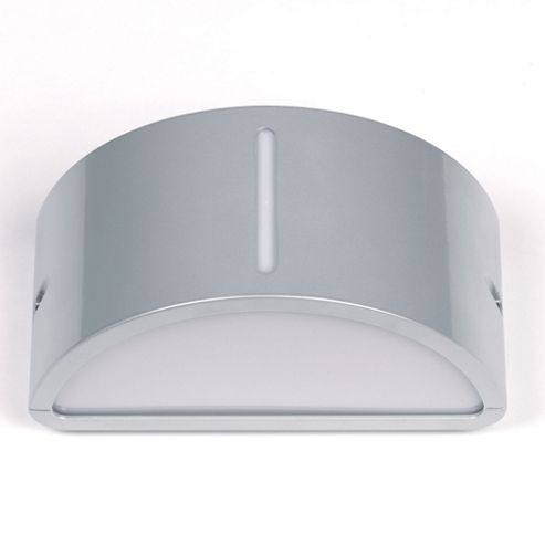 Image of Endon Lighting Outdoor Wall Lantern In Silver