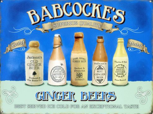 Image of Babcocke's Ginger Beers Tin Sign