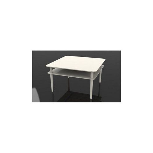 Image of Rge Kings Cross Square Coffee Table - Lacquer White