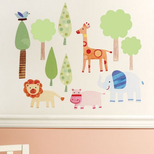 Image of Zoo Babies Children's Wall Stickers